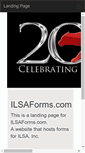 Mobile Screenshot of ilsaforms.com